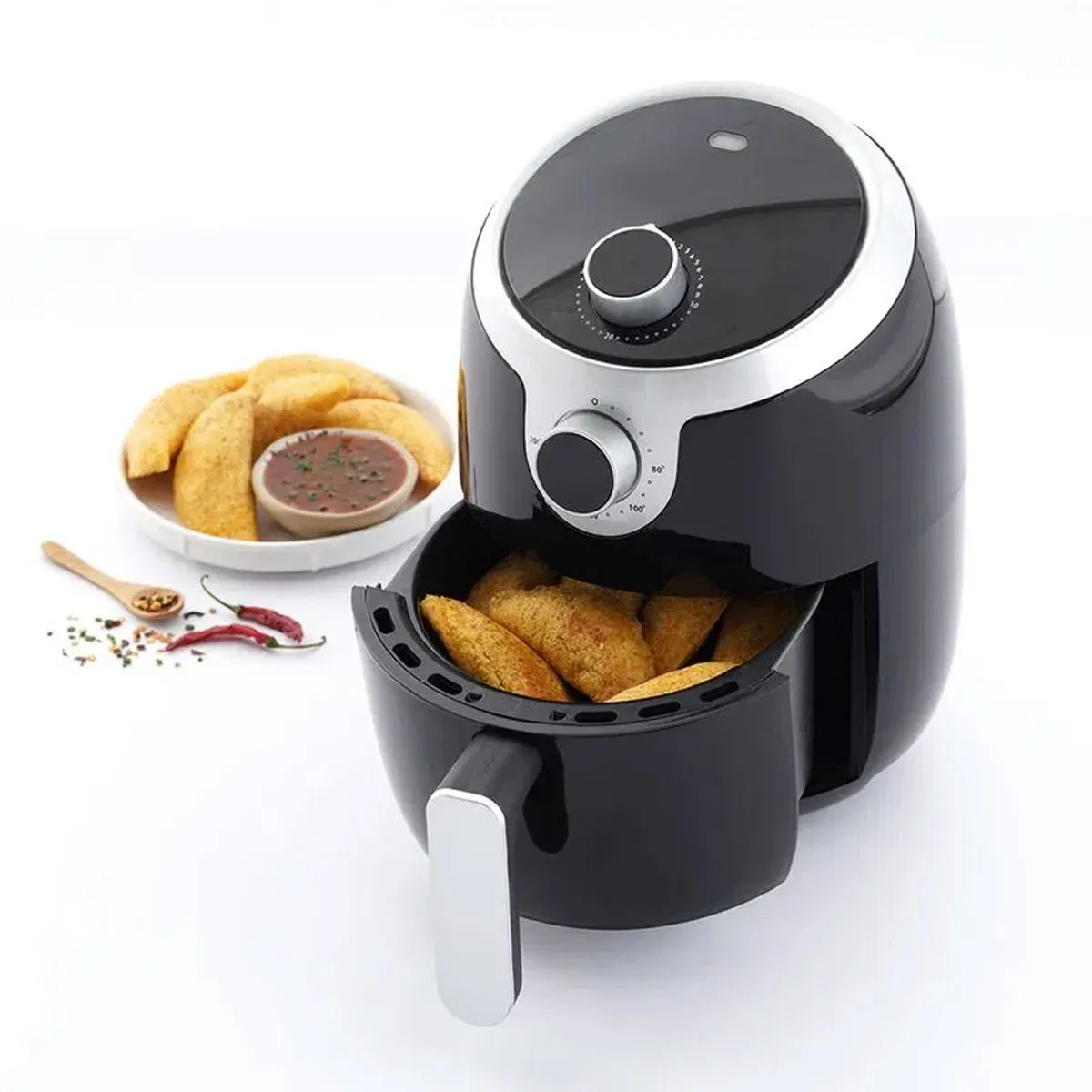  Air Fryer / Olla freidora de aire / Olla freidora sin aceite Mini Practifry 1.8L