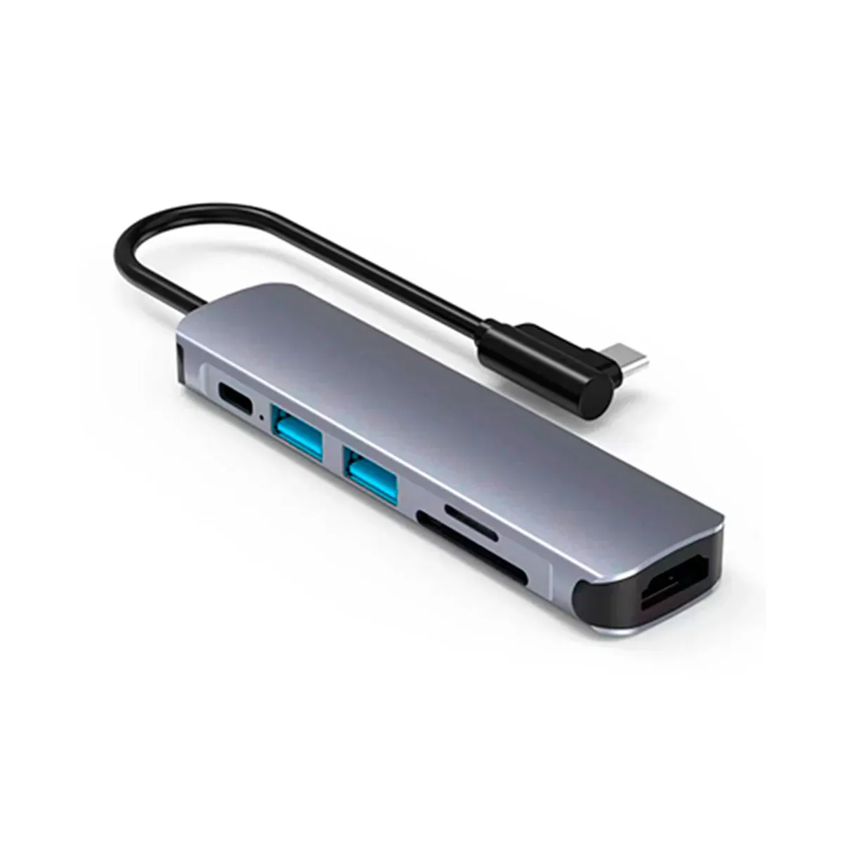 Multipuerto HUB USB Tipo C 6 en 1 PD