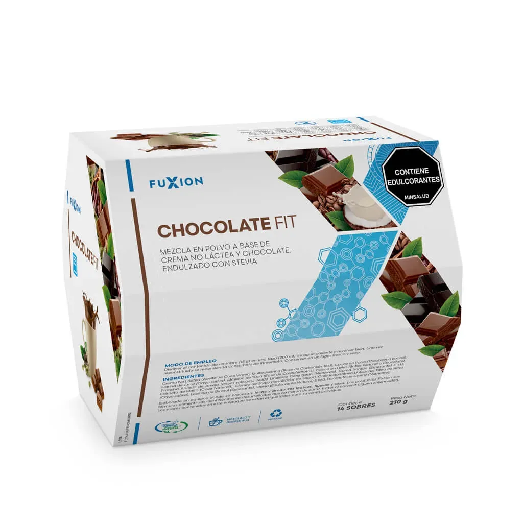 Chocolate Fit  X 14 Sachets | Fuxion ¡Mantente En Forma Deliciosamente!