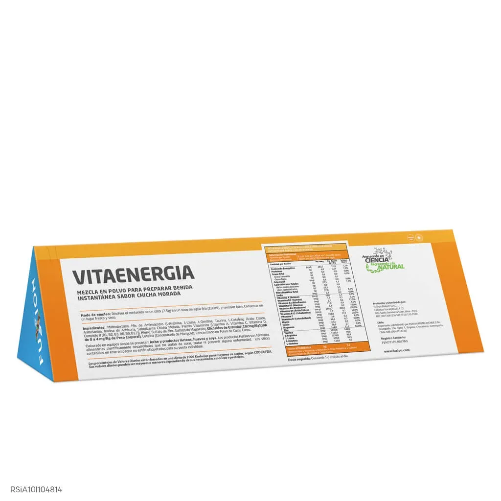 Vitaenergia X 30 Sachets | Fuxion ¡Para Que Le Pongas Ganas A Cada Día!