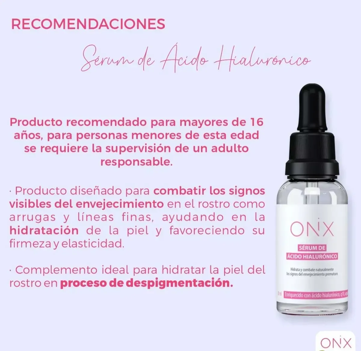 Sérum De Ácido Hialurónico Onix