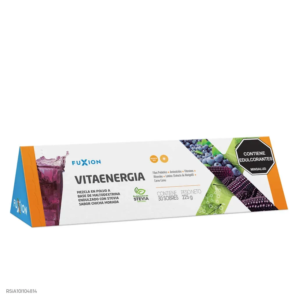 Vitaenergia X 30 Sachets | Fuxion ¡Para Que Le Pongas Ganas A Cada Día!