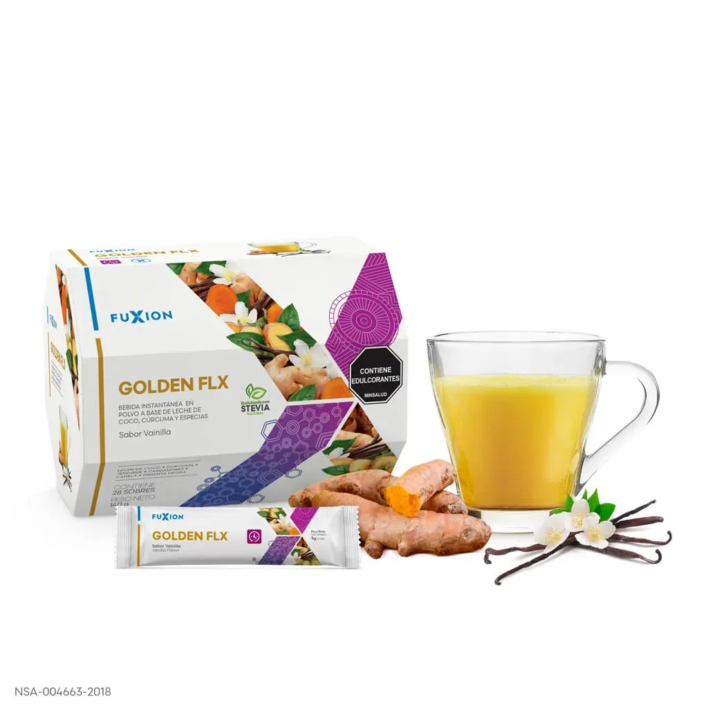 Golden Flx  X 28 Sachets | Fuxion Protege Cada Paso De Tu Vida