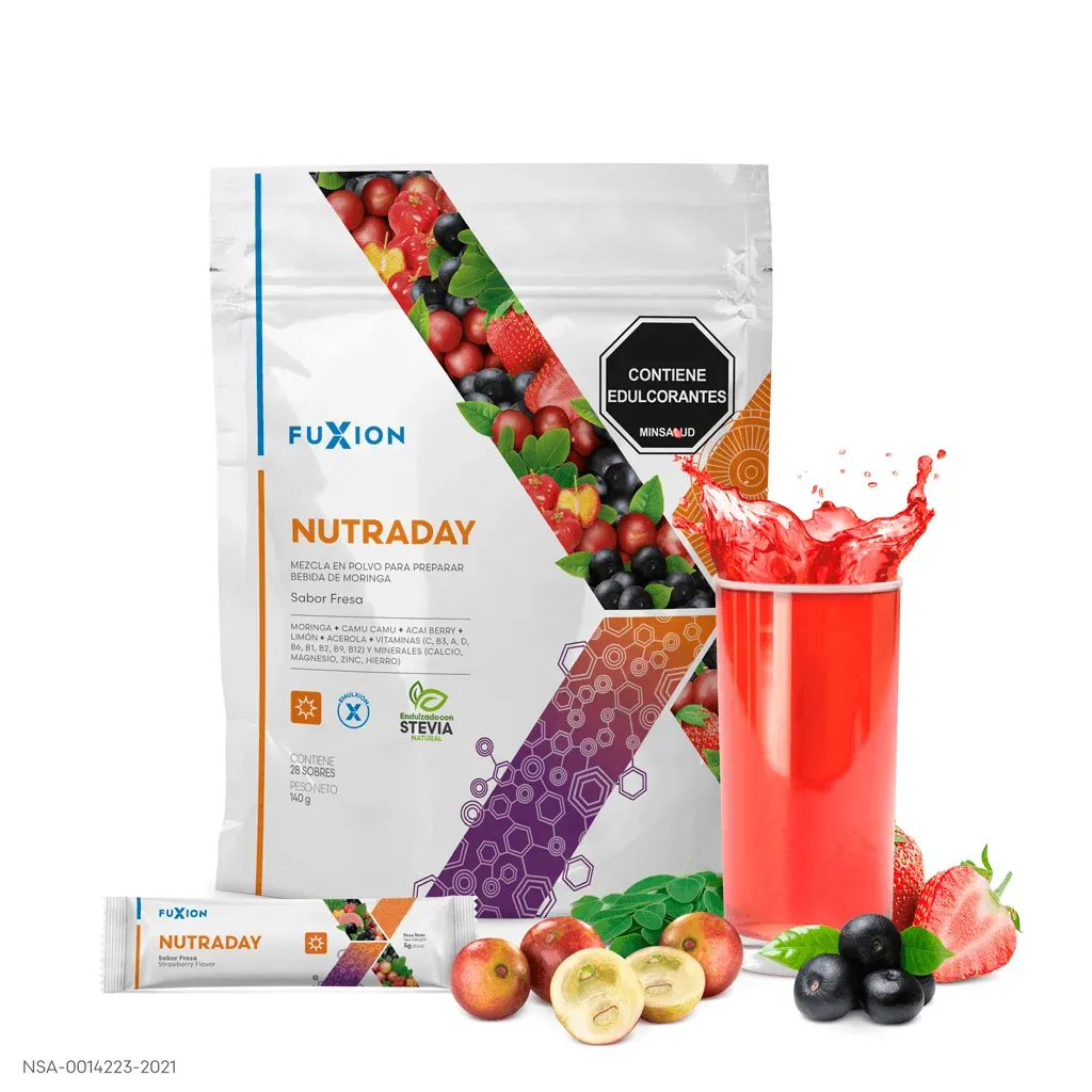 Nutraday  X 28 Sachets | Fuxion - ¡Brinda A Tu Cuerpo Los Nutrientes Que Necesita!