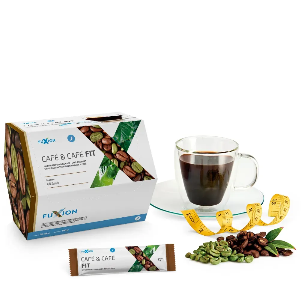 Café & Café  X 28 Sachets | Fuxion Mantén Tu Cuerpo En La Zona Fit