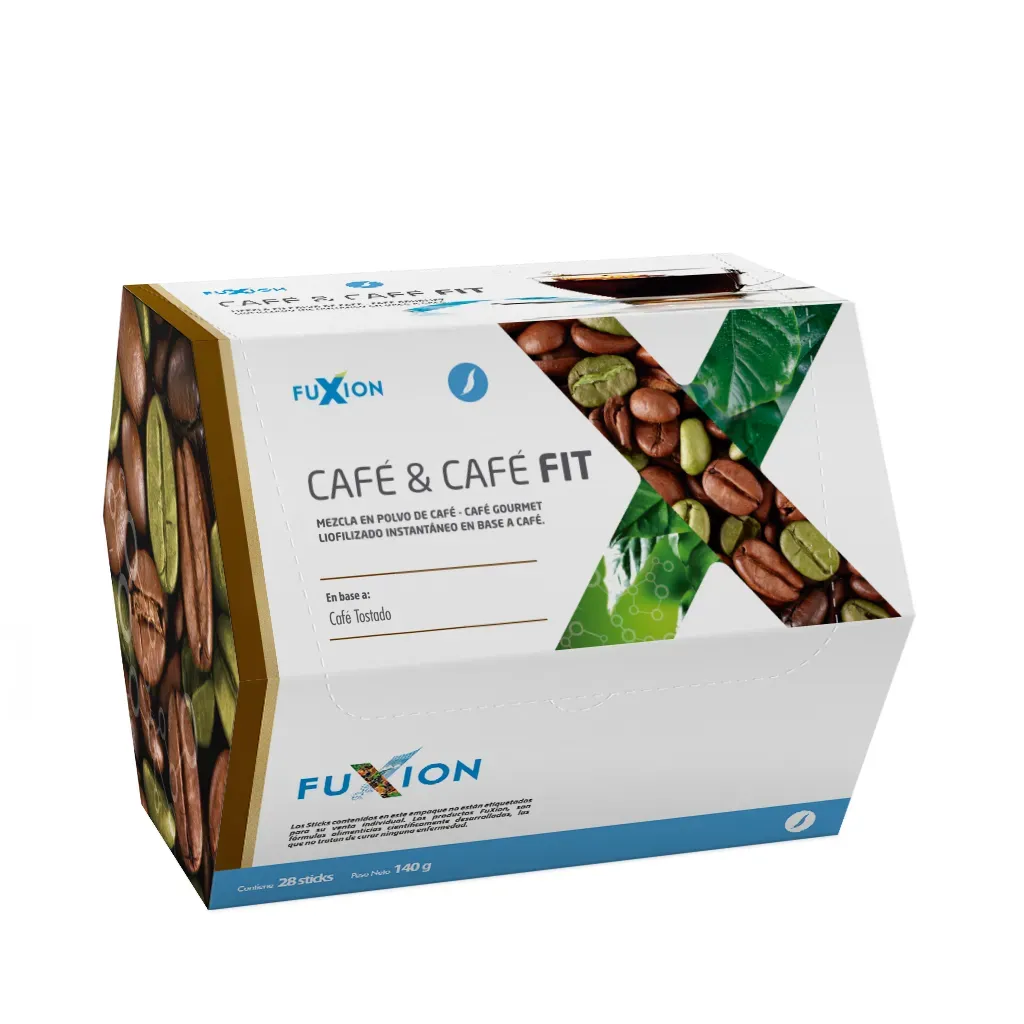 Café & Café  X 28 Sachets | Fuxion Mantén Tu Cuerpo En La Zona Fit