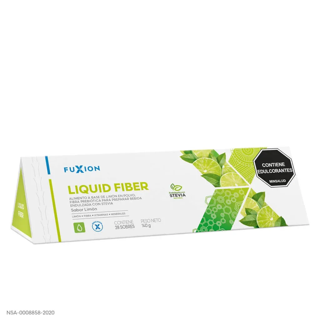 Liquid Fiber  X 28 Sachets | Fuxion Dale A Tu Cuerpo Nutrición Prebiótica, Para Un Sistema Digestivo Saludable