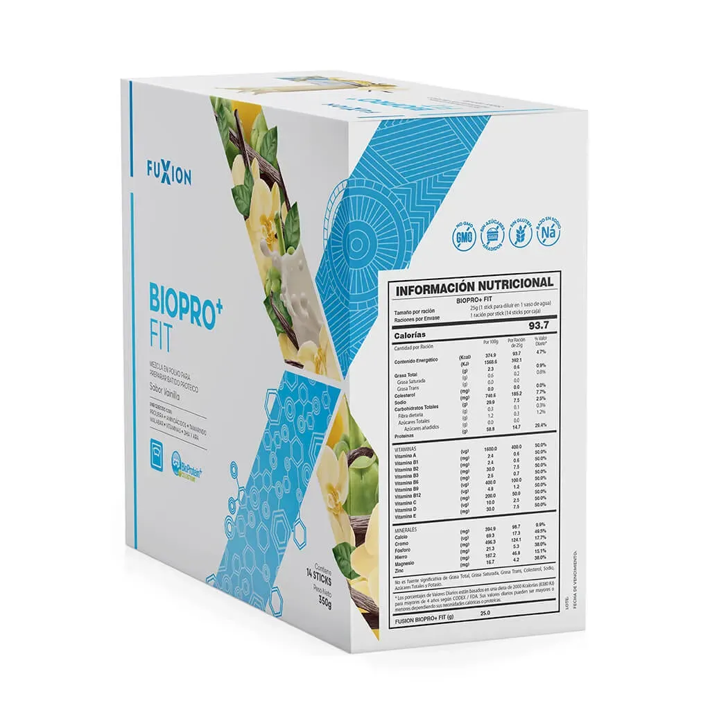 Biopro+ Fit X 14 Sachets | Fuxion - Mejora Tu Nutrición Y Logra La Figura Deseada