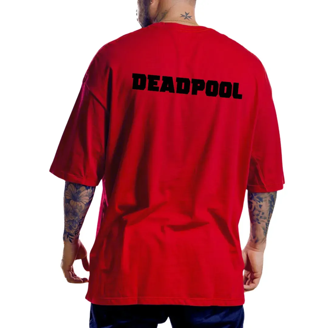 Camiseta Oversize Deadpool - t-shirt