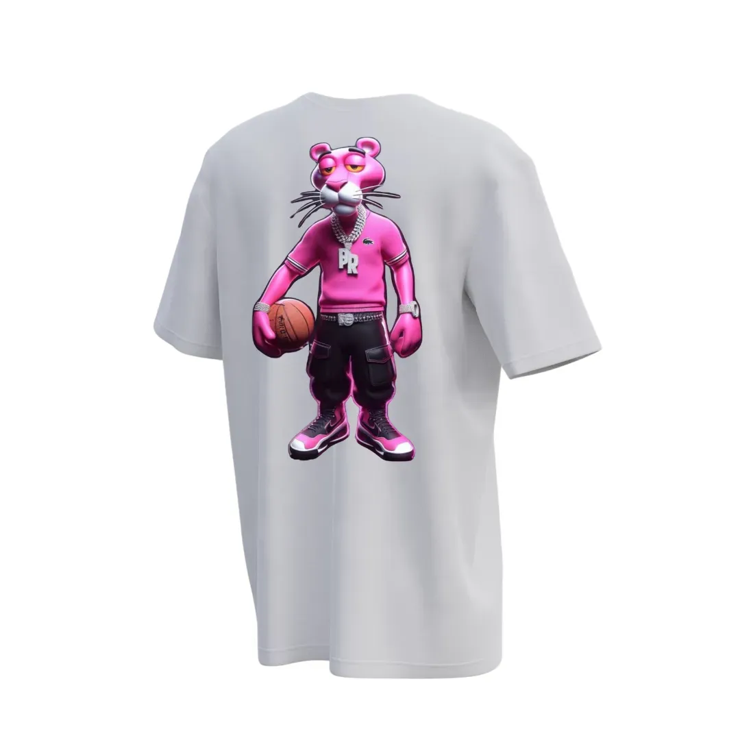 Camiseta hombre Overzise Pantera Rosa t-shirt