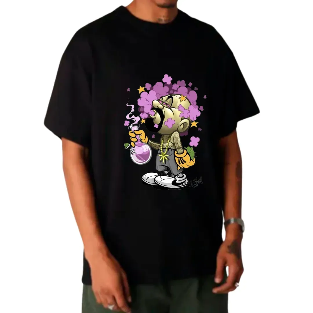 Camiseta hombre Oversize Weed- t-shirt