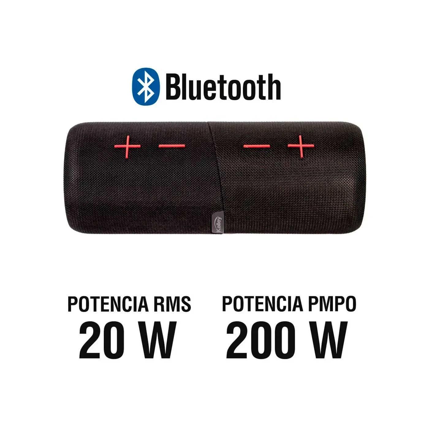 Parlante Bluetooth 2 en 1 KALLEY Bluetooth 20W IPX7 8H