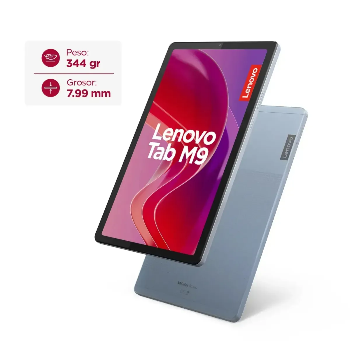 Tablet Lenovo M9 9Pulg 128gb 4gb gris con estuche