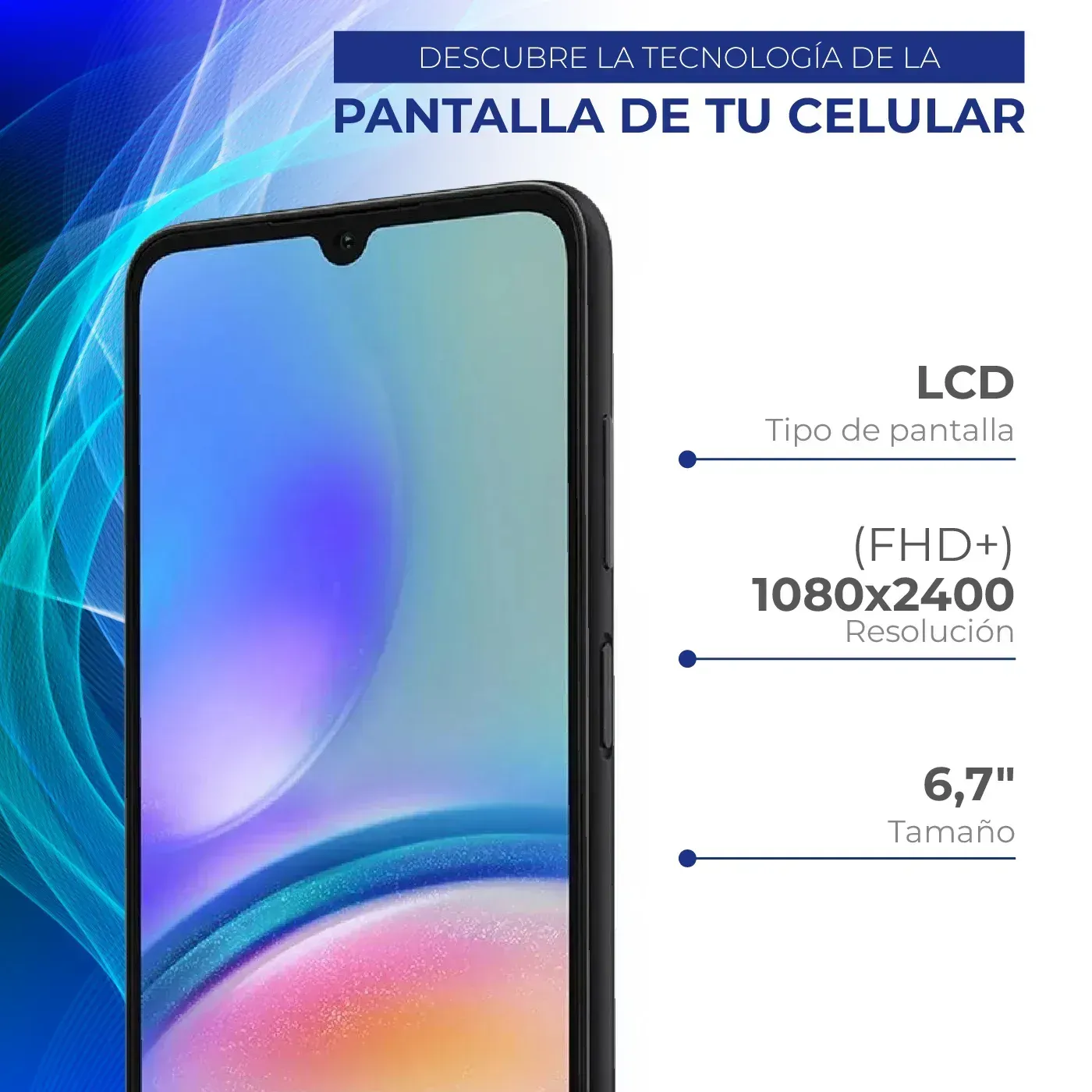 Celular SAMSUNG A05S 128GB 6GB RAM Doble SIM