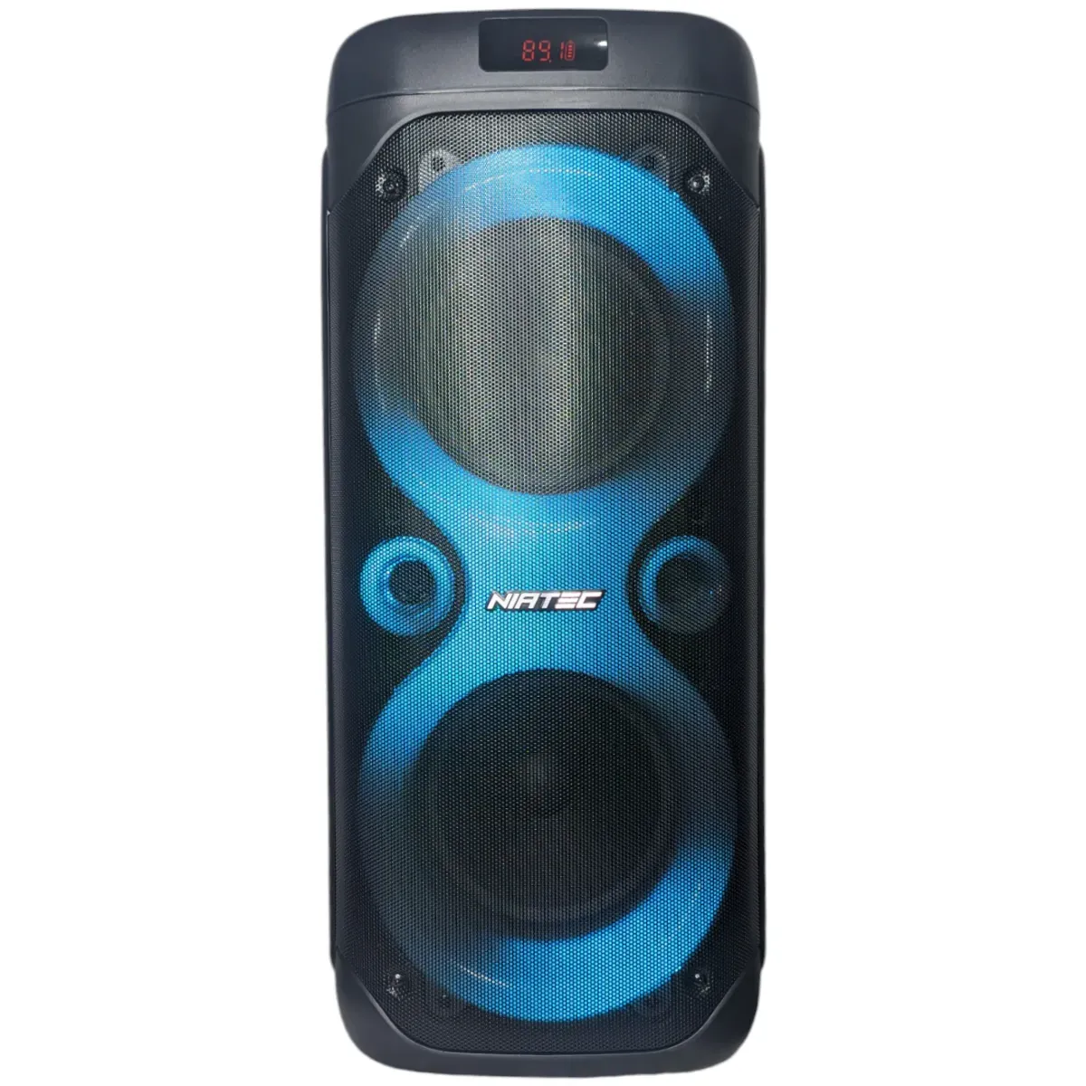 Cabina Torre De Sonido Bluetooth Niatec 30W Recargable RGB