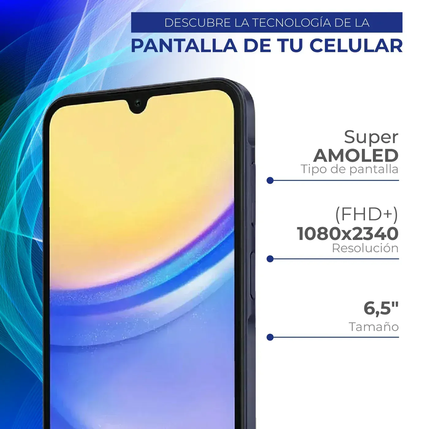 Celular SAMSUNG A15 256GB 8GB RAM Doble SIM