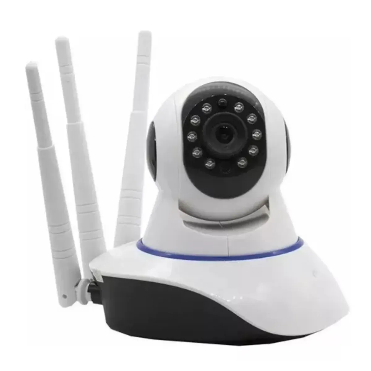 Camara Robot 3 Antenas + Micro Sd 32gb Color Blanco