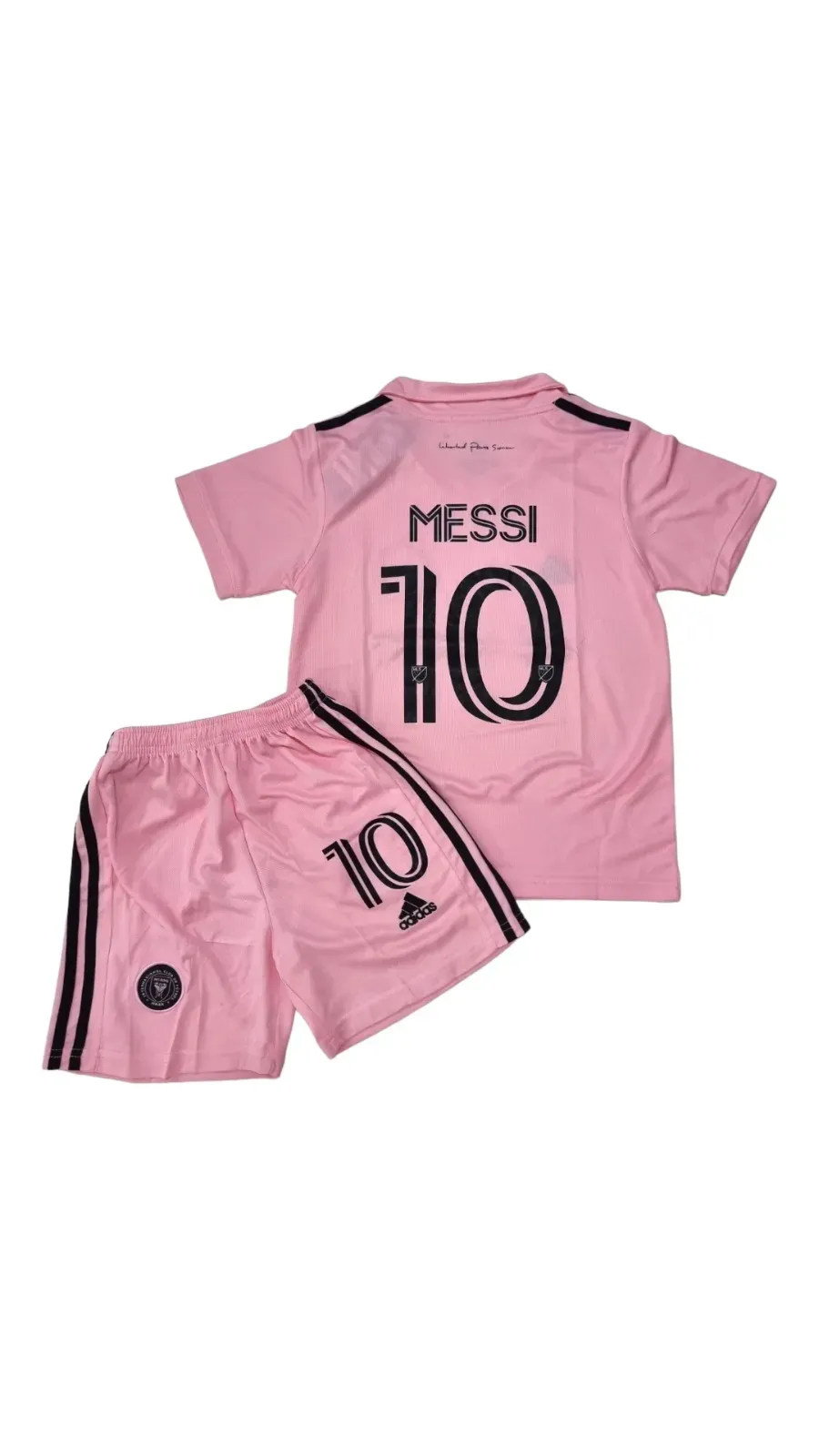 Uniforme Inter Miami 2023 Local Rosado Para Niño