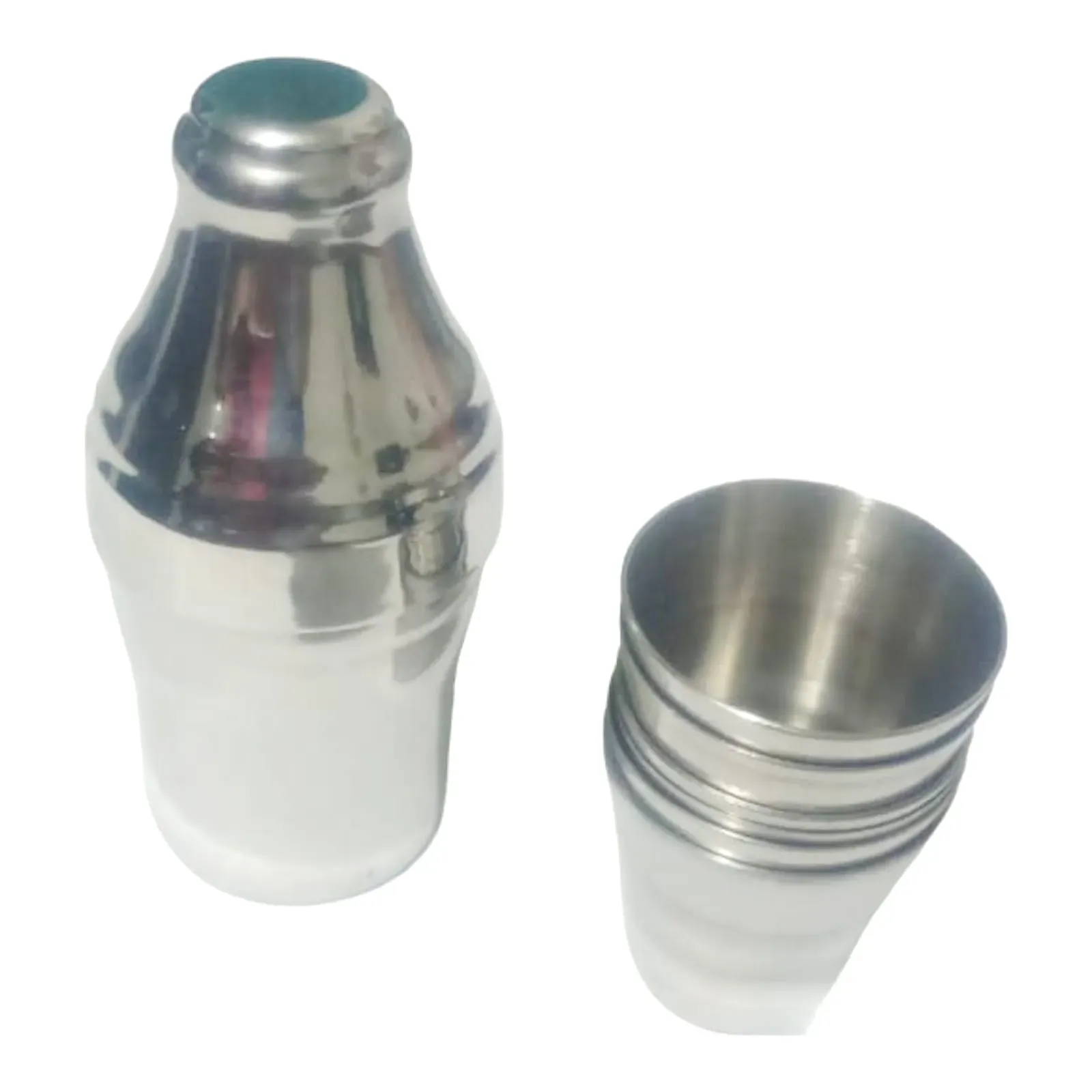 Juego De Copas Acero Inoxidable Wiskera Aguardiente Bebidas