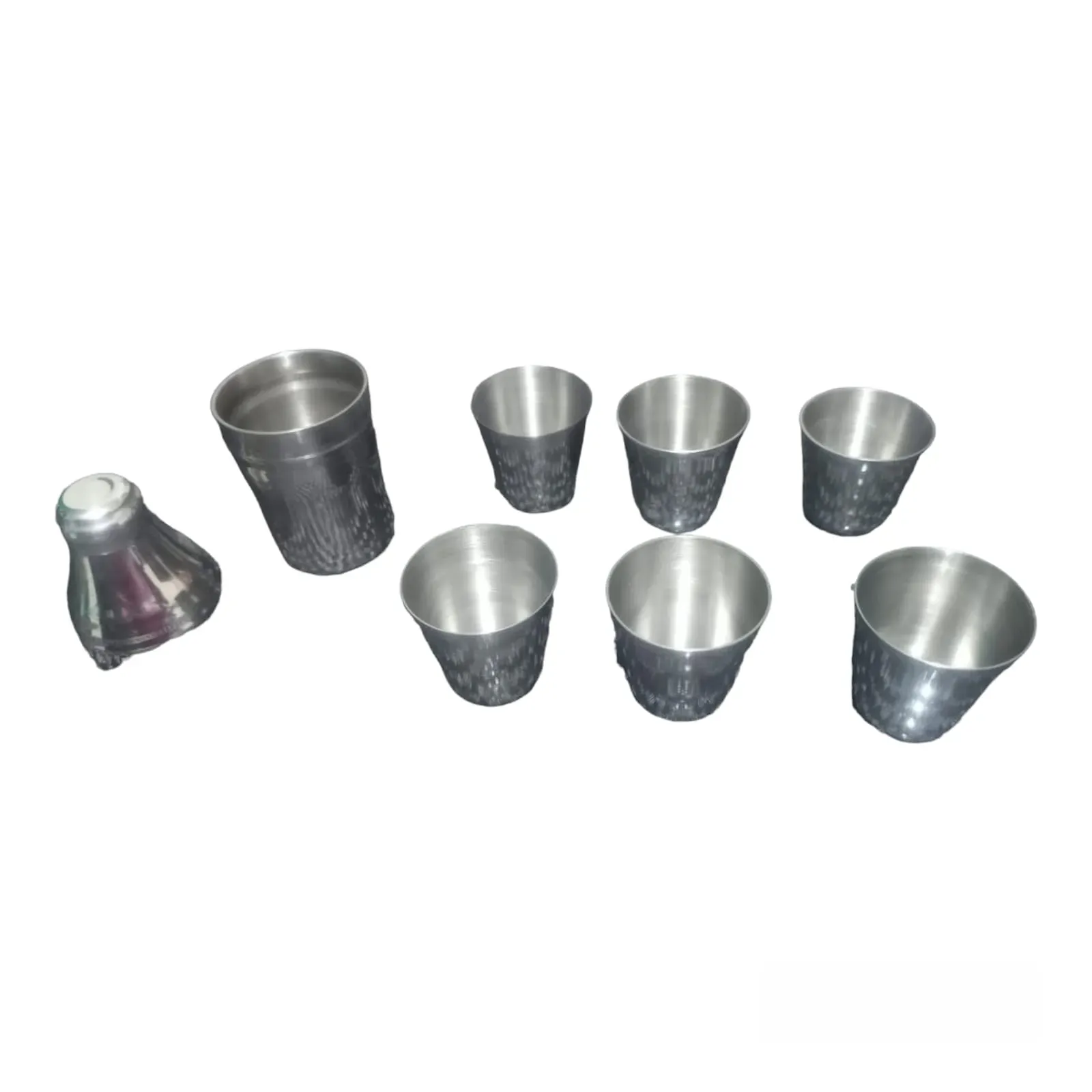 Juego De Copas Acero Inoxidable Wiskera Aguardiente Bebidas