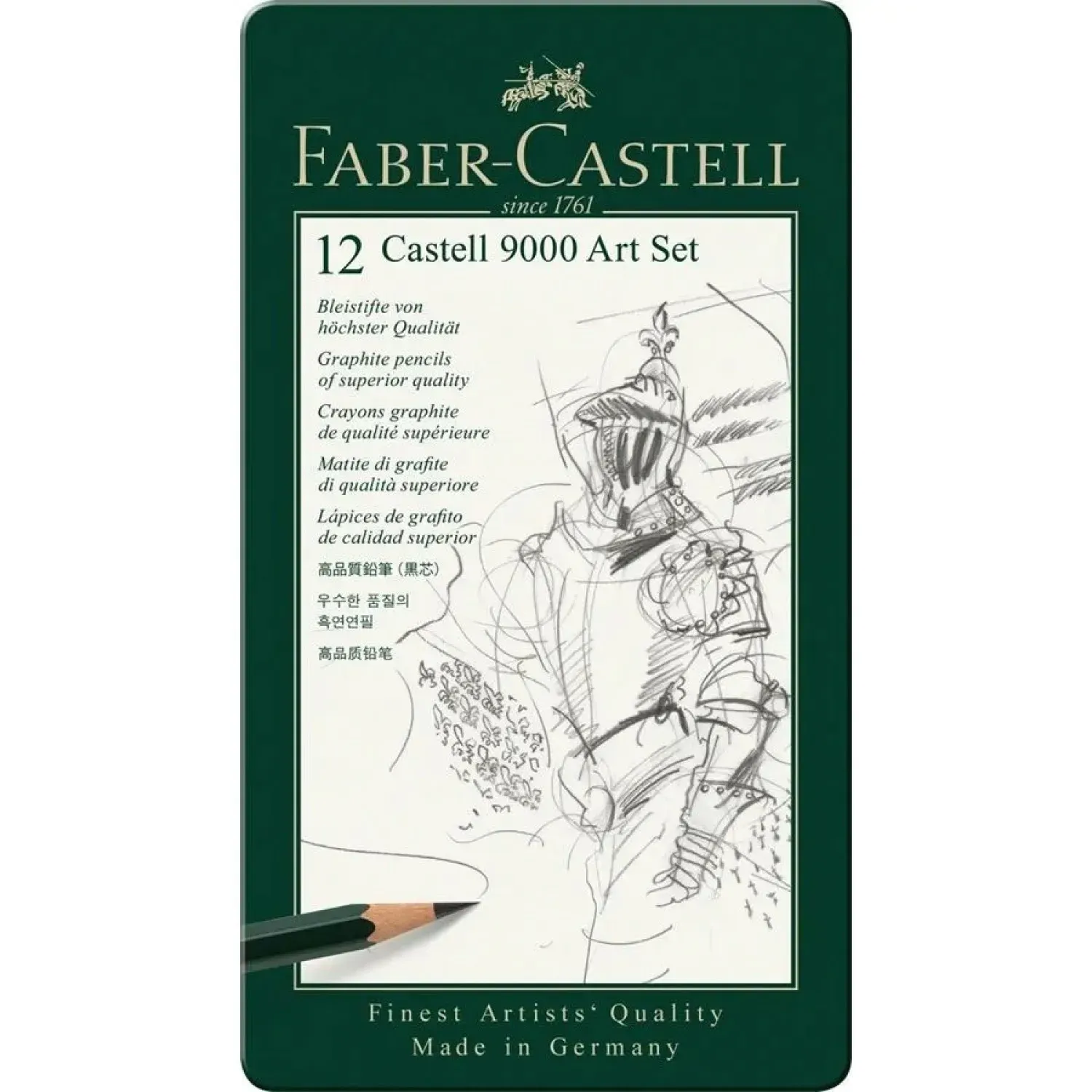 Set 12 Lapices Graduados Arte Profesionales Faber Castell