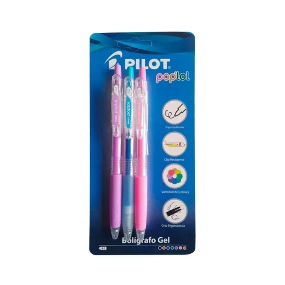 Boligrafo 0.7 Poplol X3 Pilot