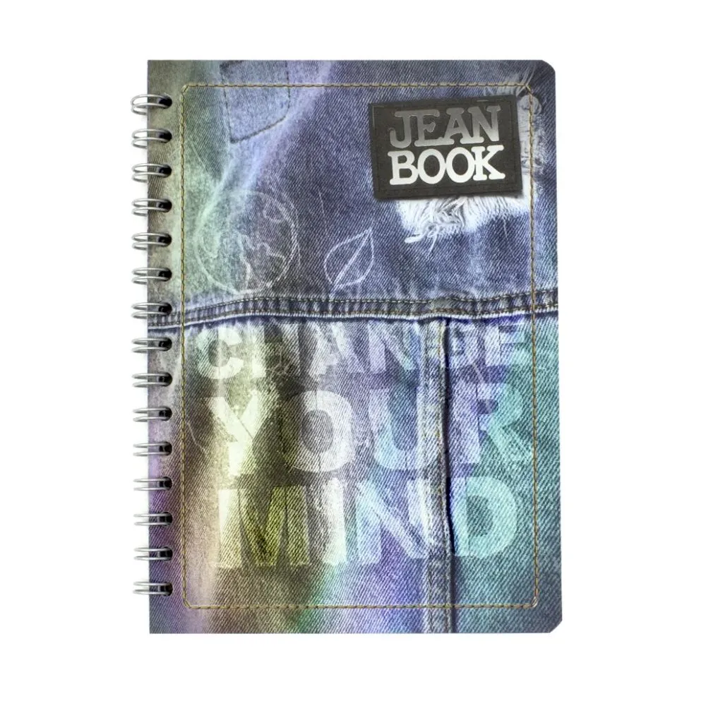 Cuaderno Argollado Durabook Grande Cuadriculado Jean Book 568300 Norma