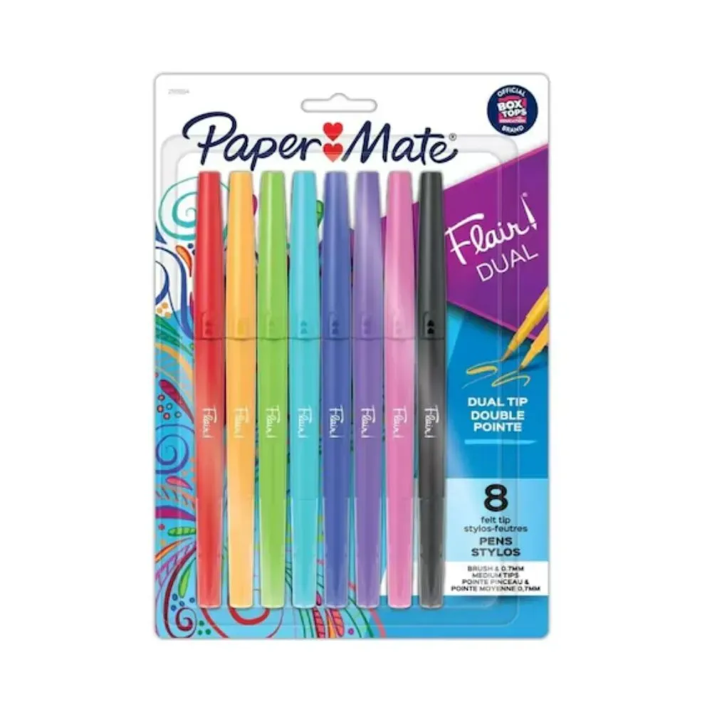 Micropunta Flair M & Pincel X 8 Ref. 2181387 Paper Mate