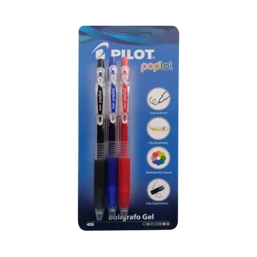 Boligrafo 0.7 Poplol X3 Pilot 