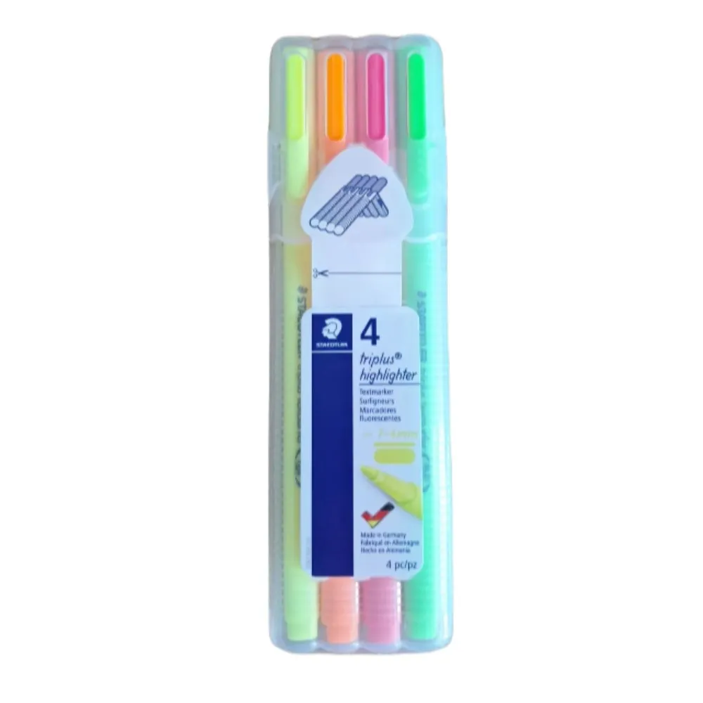 Estuche Resaltador Triplus X 4. 362 Sb4 Staedtler