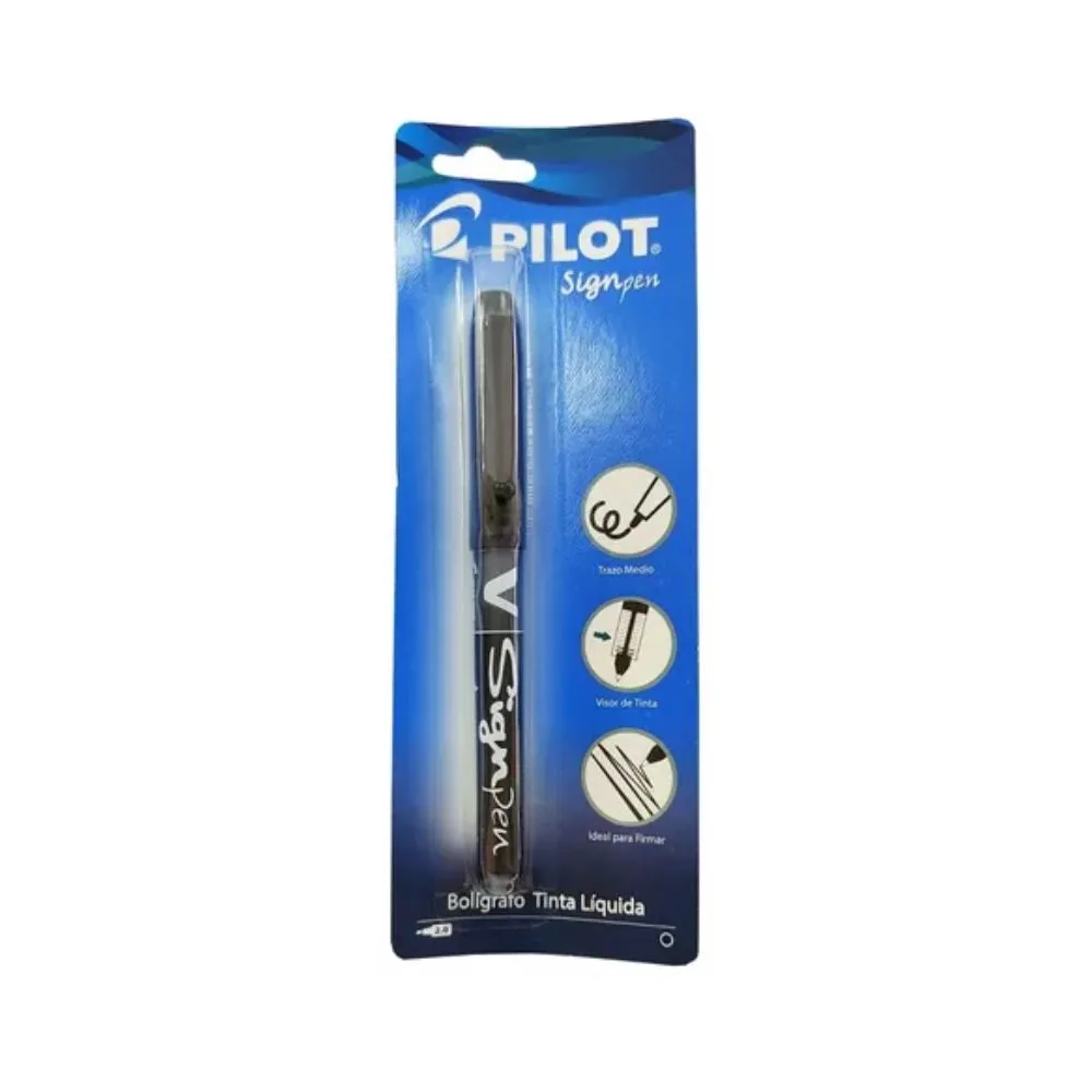 Boligrafo Pilot Sign Pen Negro Blister X Unidad