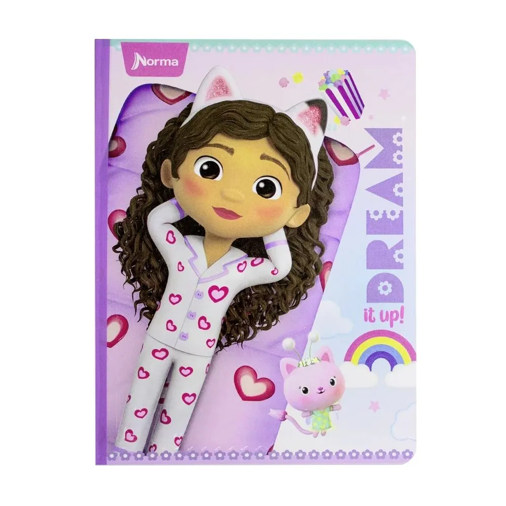 Cuaderno Cosido 100 Hojas Rayado Gabbys Dollhouse 563849 Norma