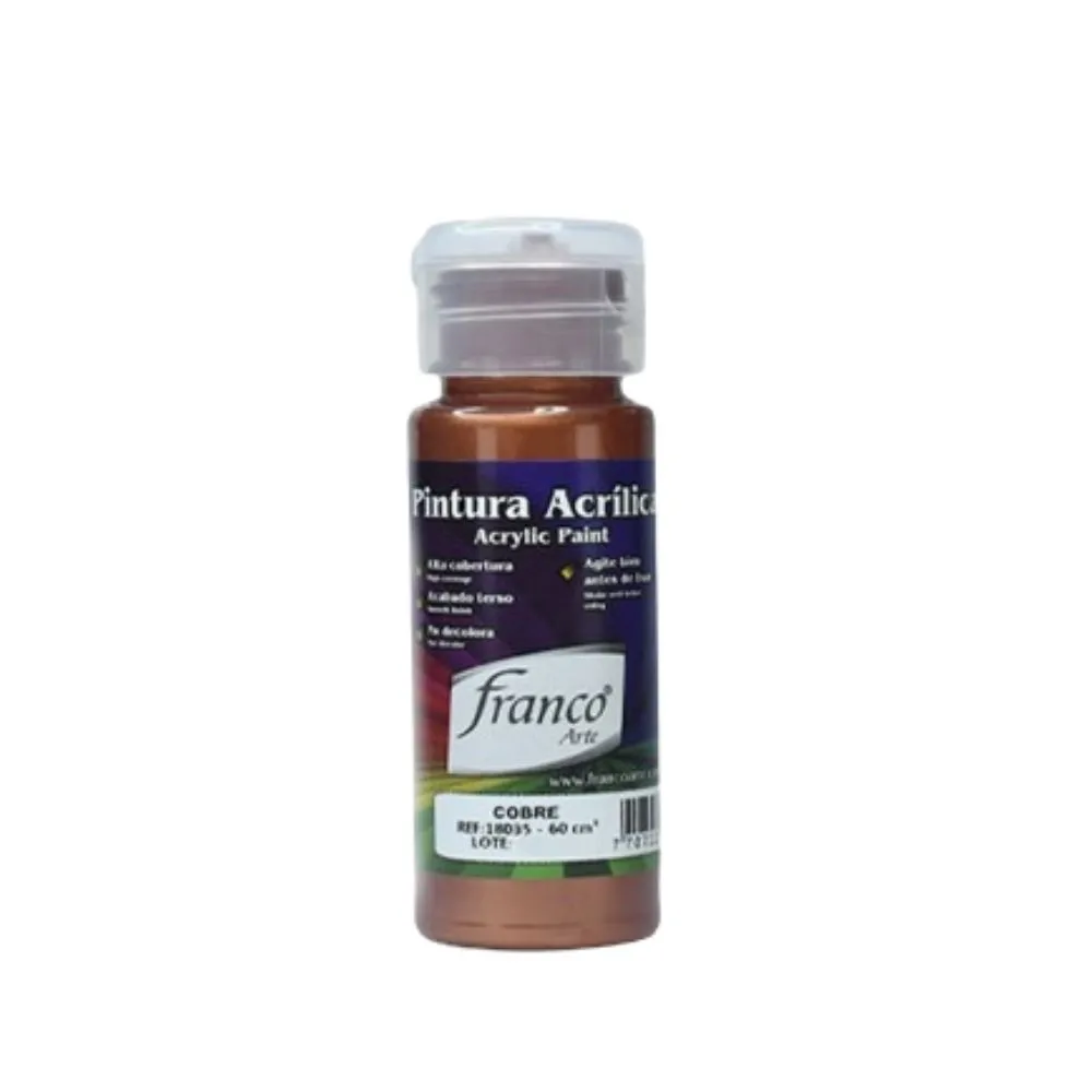 Pintura Al Frio Cobre 60ml Franco Arte