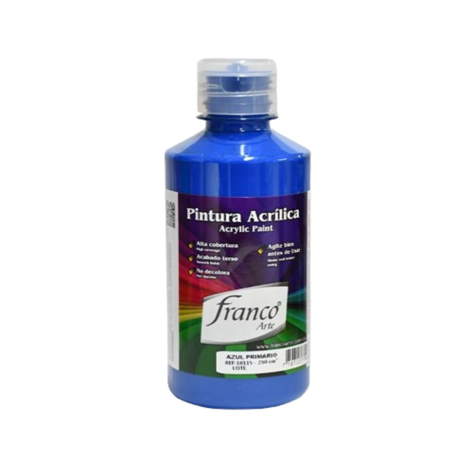 Pintura Al Frio Azul Primario 250 Ml Franco Arte