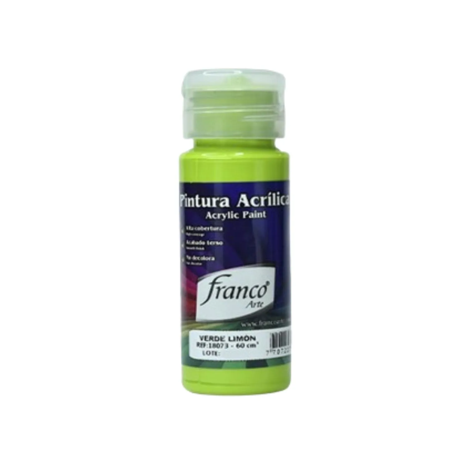 Pintura Al Frio Verde Limon 073 60 Ml Franco Arte