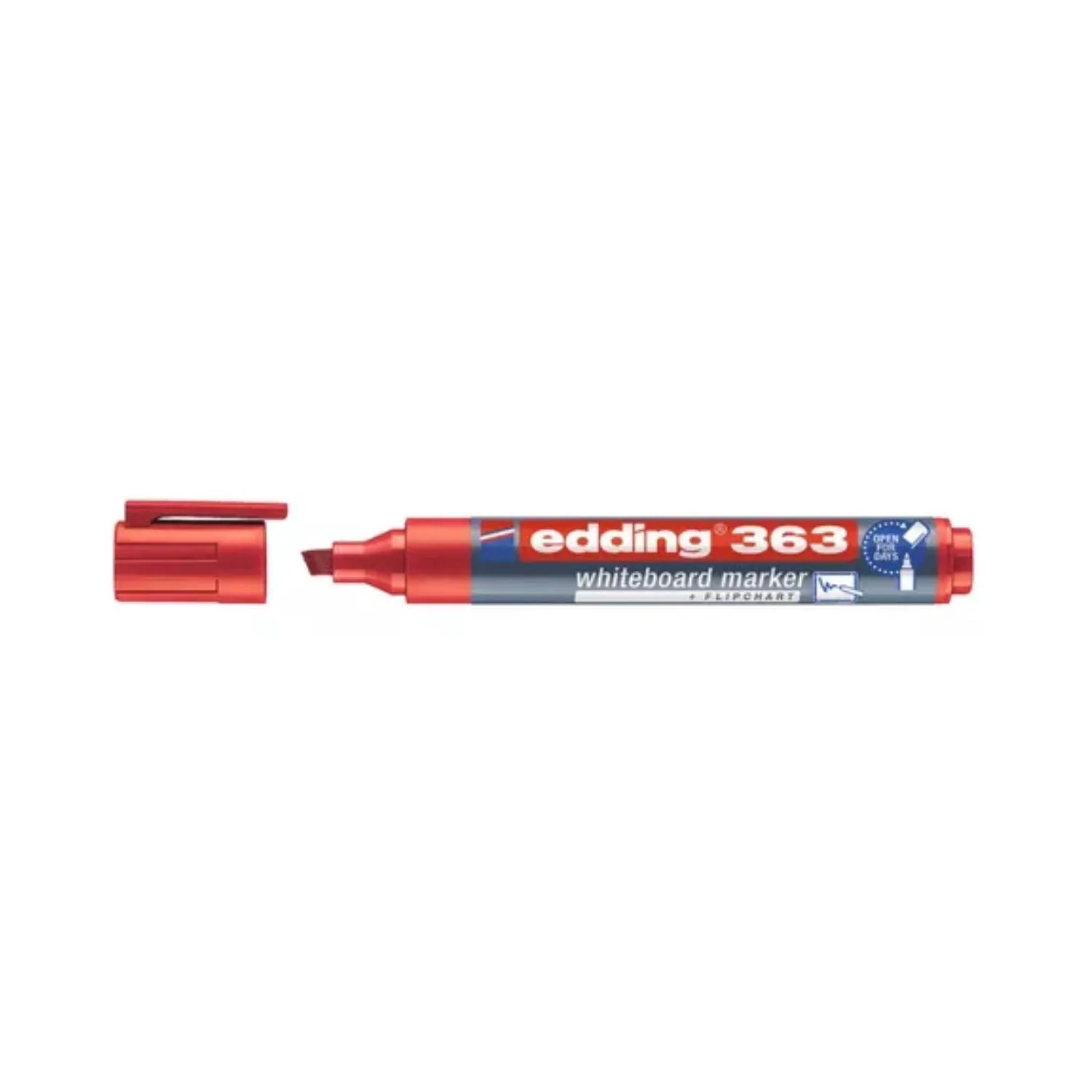 Marcador Borrable Recargable E-363 Rojo Edding