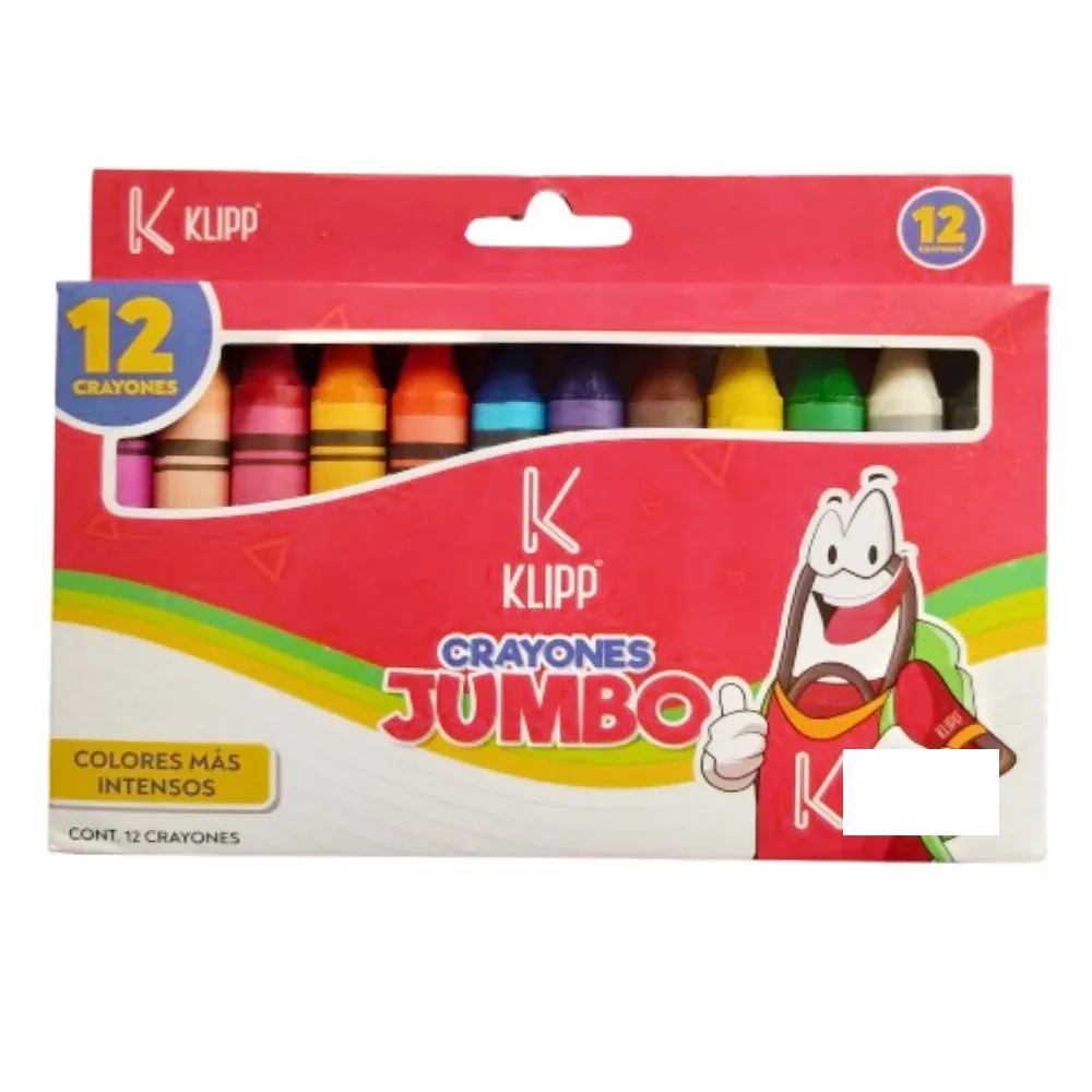 Crayón Jumbo X 12 Unidades Klipp