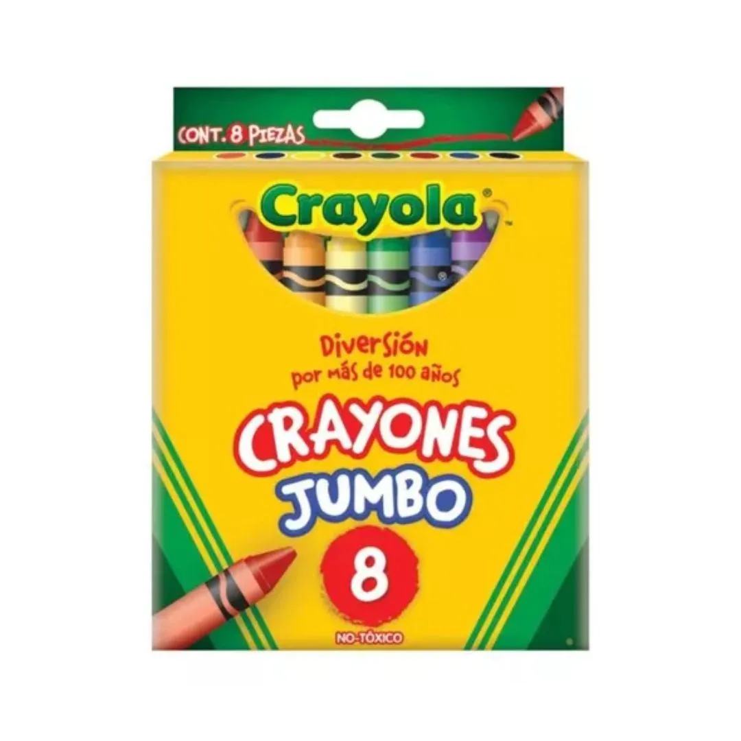 Crayones Jumbo X 8 Unidades Crayola