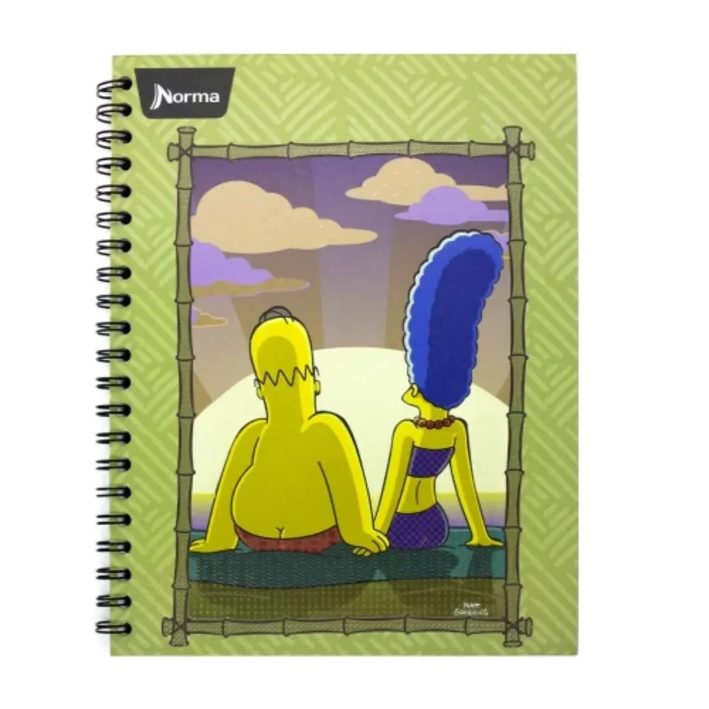 Cuaderno Argollado Grande Cuadriculado Los Simpsons 545288 Norma