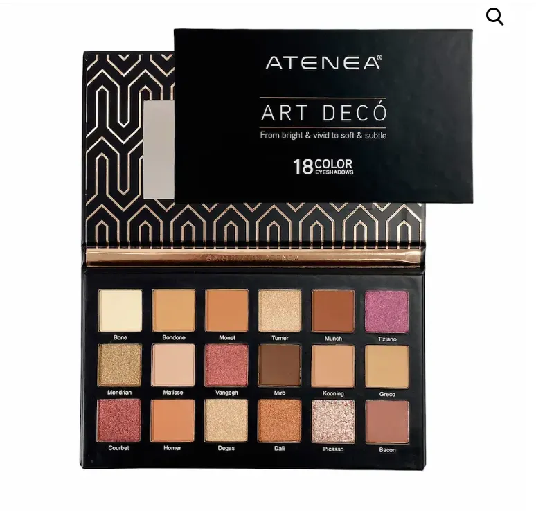 Paleta De Sombras Art Deco Atenea