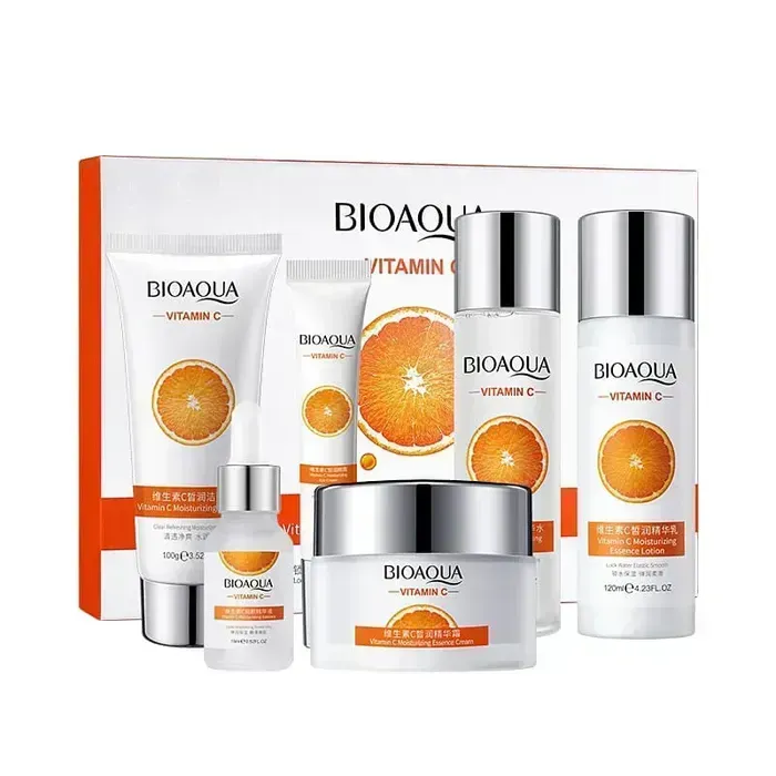 Kit Cuidado Facial De Vitamina C Hidratante Antiedad BIOAQUA (6 Productos)