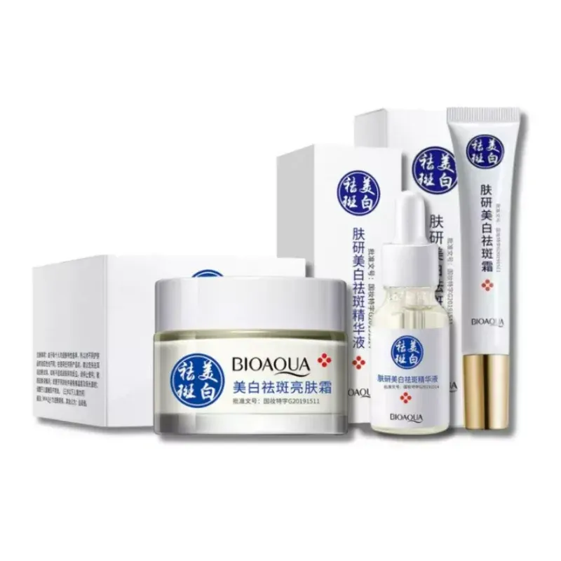 Kit x 4 Rutina Facial Despigmentante | Tratamiento Facial Anti-Manchas y Aclarante - BIOAQUA