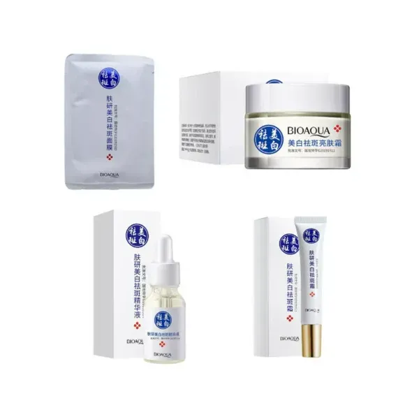 Kit x 4 Rutina Facial Despigmentante | Tratamiento Facial Anti-Manchas y Aclarante - BIOAQUA