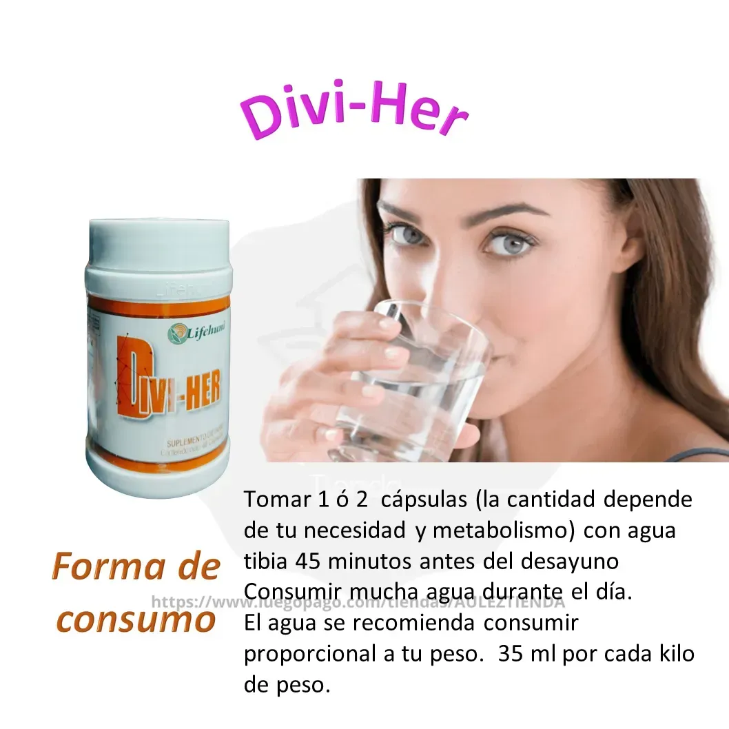 Divi-Her Suplemento Natural Para Bajar De Peso