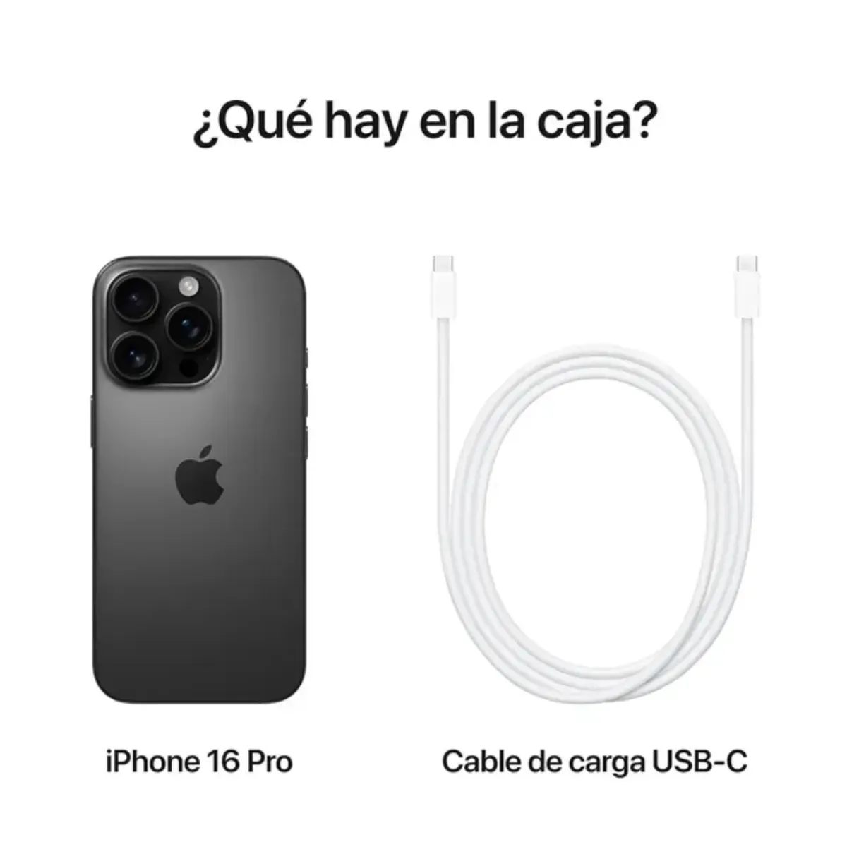 Celular iphone 16 pro 5G 256 GB Negro