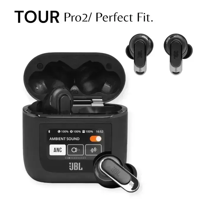 Audífonos JBL Tour Pro 2 Pantalla Táctil Cancelacion De Ruido