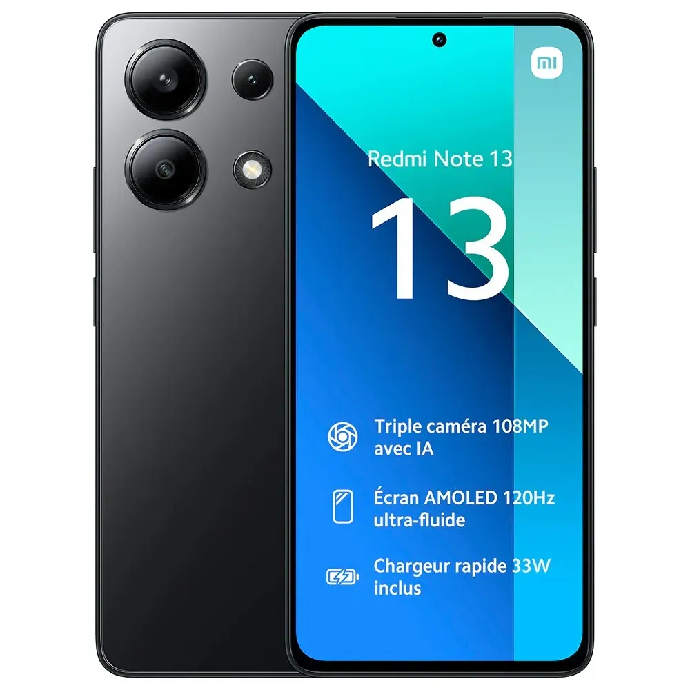 Celular Xiaomi Note 13 128GB 6RAM Negro Nuevo Doble SIM