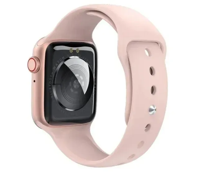 Reloj Inteligente T500 Pro Plus Rosado + Cargador Iphone 20w Carga Rapida