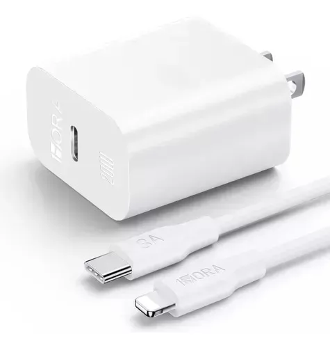 Cargador Iphone Carga Rapida 20w Excelente Calidad 