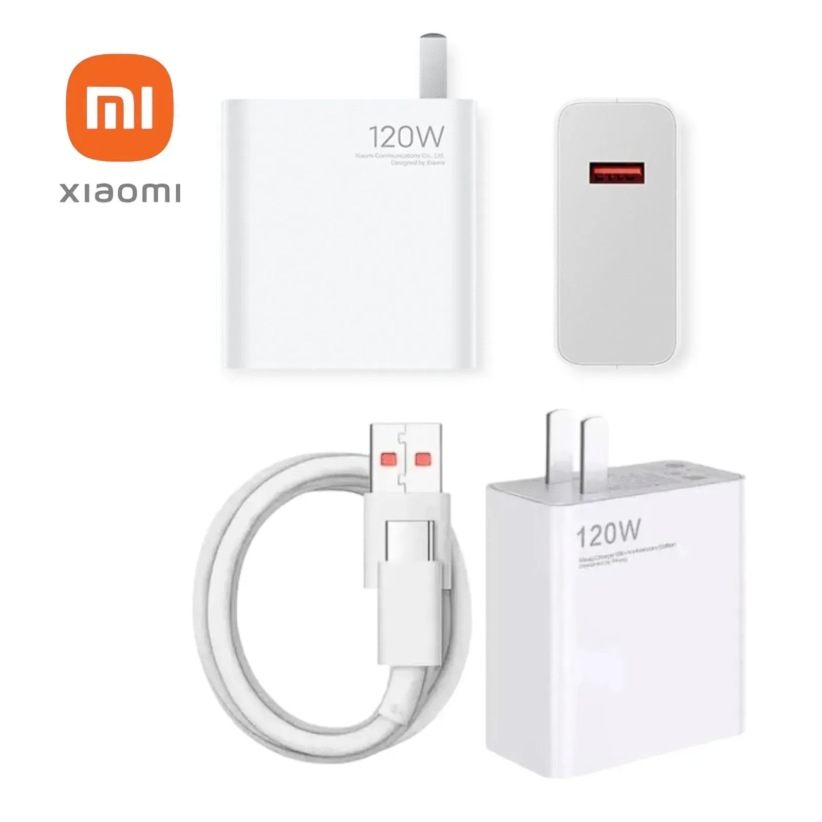 Cargador Xiaomi 120w 1.1 Super Carga Rapida